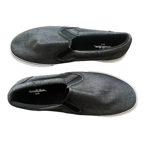 GOODFELLOW & CO Men's Phillip Twin Gore Sneakers Charcoal 8 - Picture 2 of 5